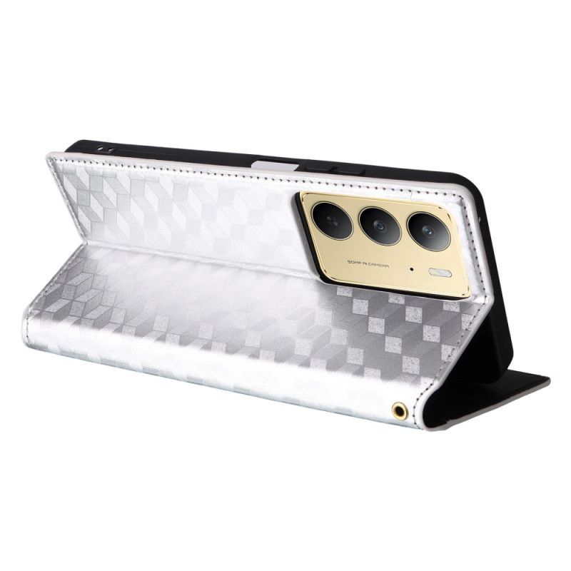 Flip Cover Realme 14x 5g Diamantmønster