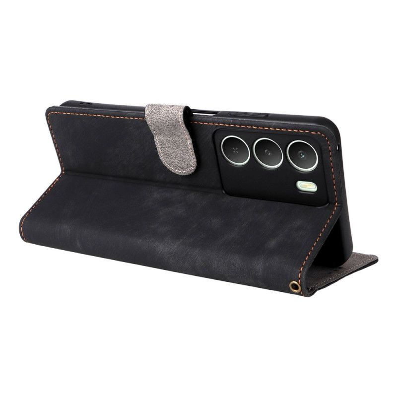 Flip Cover Realme 14x 5g Kunstlæder Med Rfid-beskyttelse