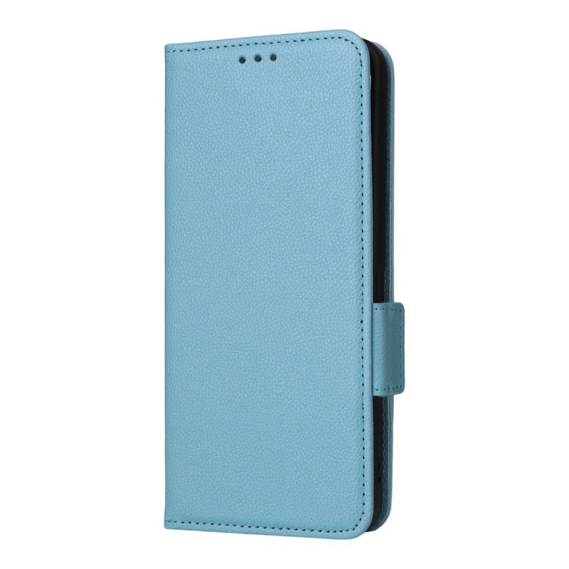 Flip Cover Realme 14x 5g Litchi-tekstur Med Snor
