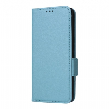 Flip Cover Realme 14x 5g Litchi-tekstur Med Snor