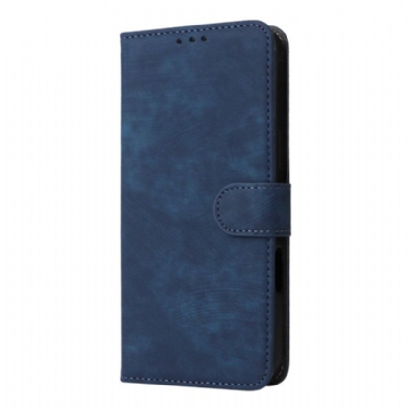 Flip Cover Realme 14x 5g Rfid-beskyttelse Med Ruskindseffekt