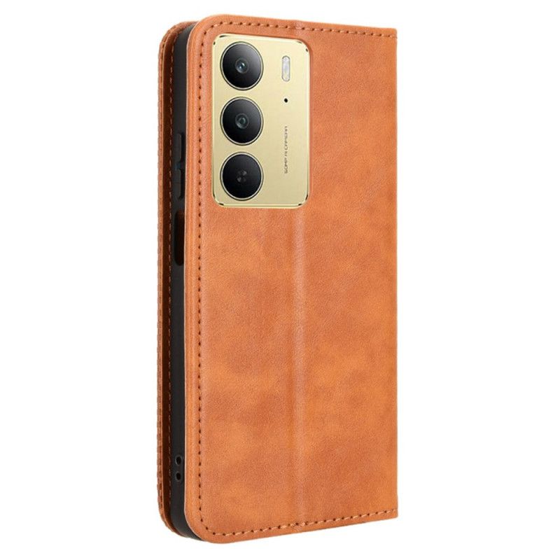 Flip Cover Realme 14x 5g Vintage Kant