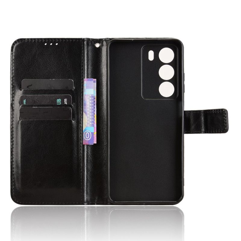 Flip Cover Til Realme 14x 5g Prangende Kunstlæder