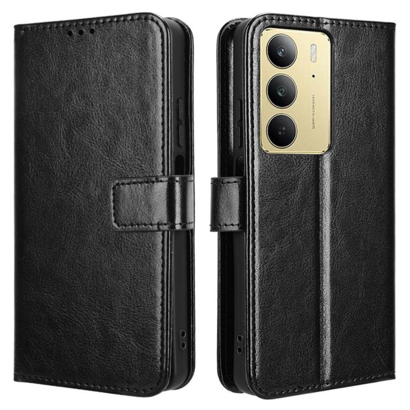 Læder Cover Realme 14x 5g Telefon Etui Prangende Kunstlæder