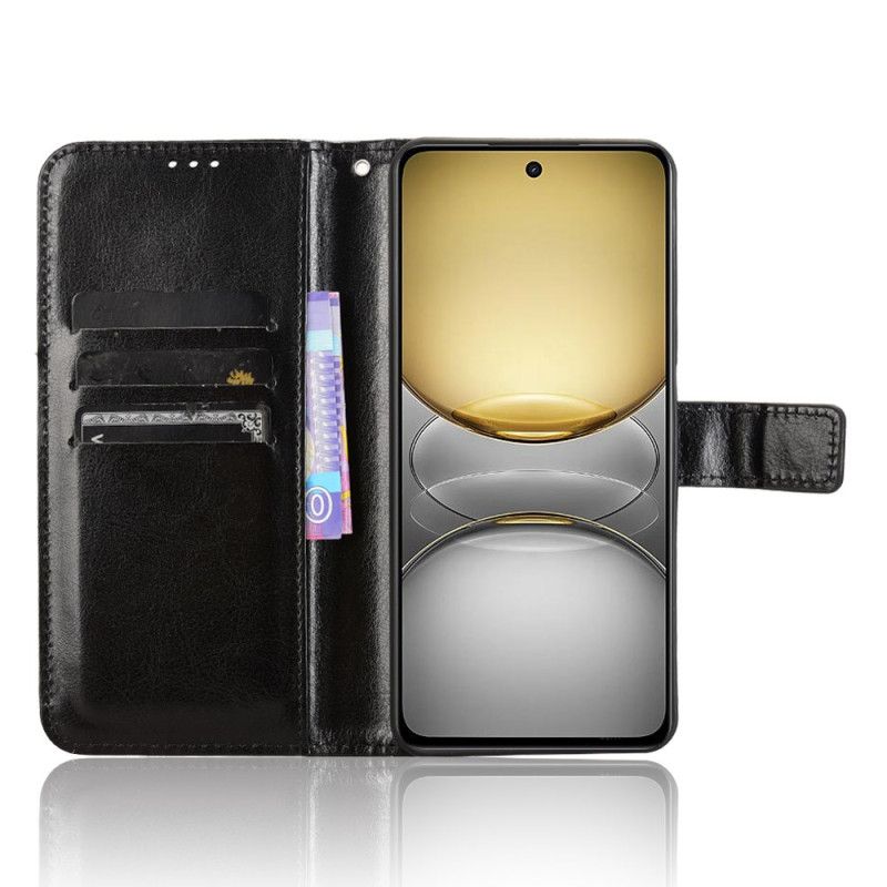 Læder Cover Realme 14x 5g Telefon Etui Prangende Kunstlæder