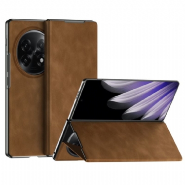 Etui Til Oppo Find N5 Lædereffekt