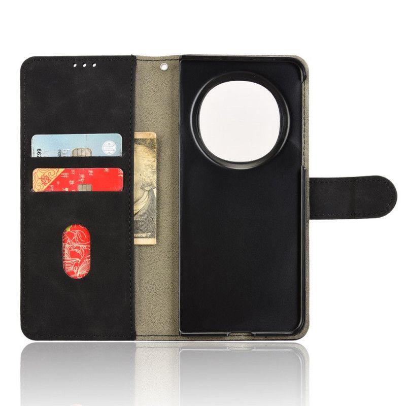 Læder Cover Oppo Find N5 Ruskindseffekt