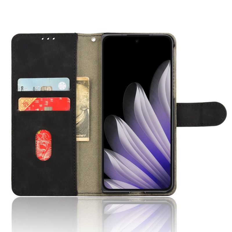 Læder Cover Oppo Find N5 Ruskindseffekt