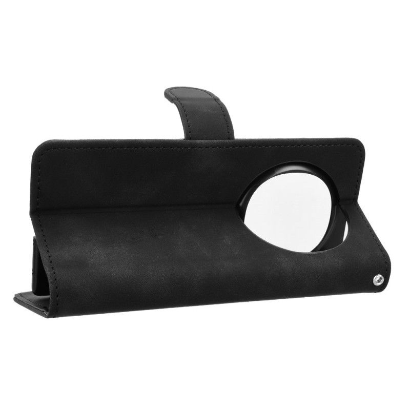 Læder Cover Oppo Find N5 Ruskindseffekt