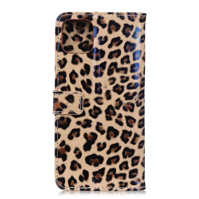Flip Cover Xiaomi Mi 11 Leopard I Imiteret Læder