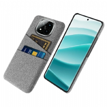 Cover Til Xiaomi Redmi Note 14 Pro Plus 5g Kortholder I Stof