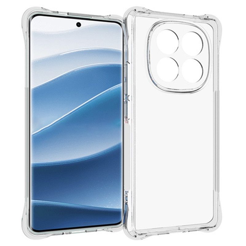 Cover Xiaomi Redmi Note 14 Pro Plus 5g Forstærket Transparent Med Hærdet Glasskærmbeskytter