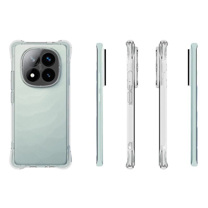 Cover Xiaomi Redmi Note 14 Pro Plus 5g Forstærket Transparent Skridsikker