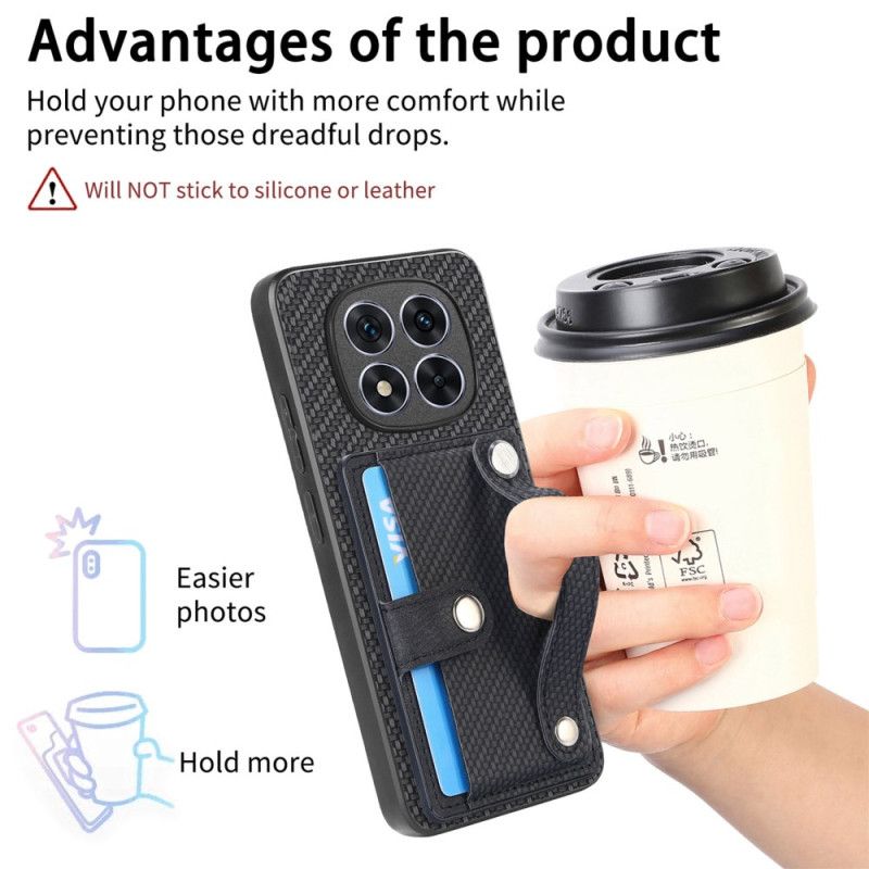 Cover Xiaomi Redmi Note 14 Pro Plus 5g Med Kortholder Og Manuel Rem