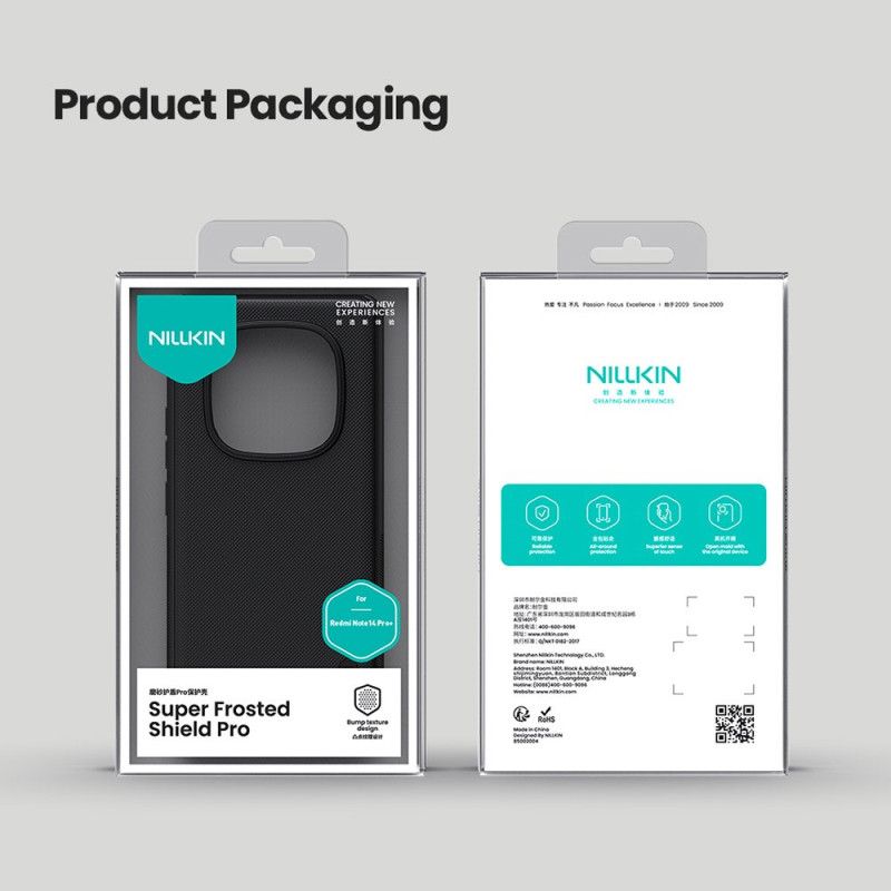 Cover Xiaomi Redmi Note 14 Pro Plus 5g Nillkin Frosted Shield Pro