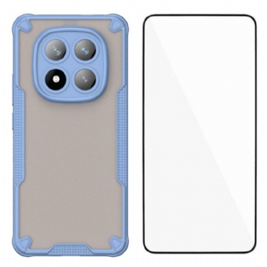 Cover Xiaomi Redmi Note 14 Pro Plus 5g Telefon Etui Semi-transparent Silikone Med Hærdet Glasskærmbeskytter