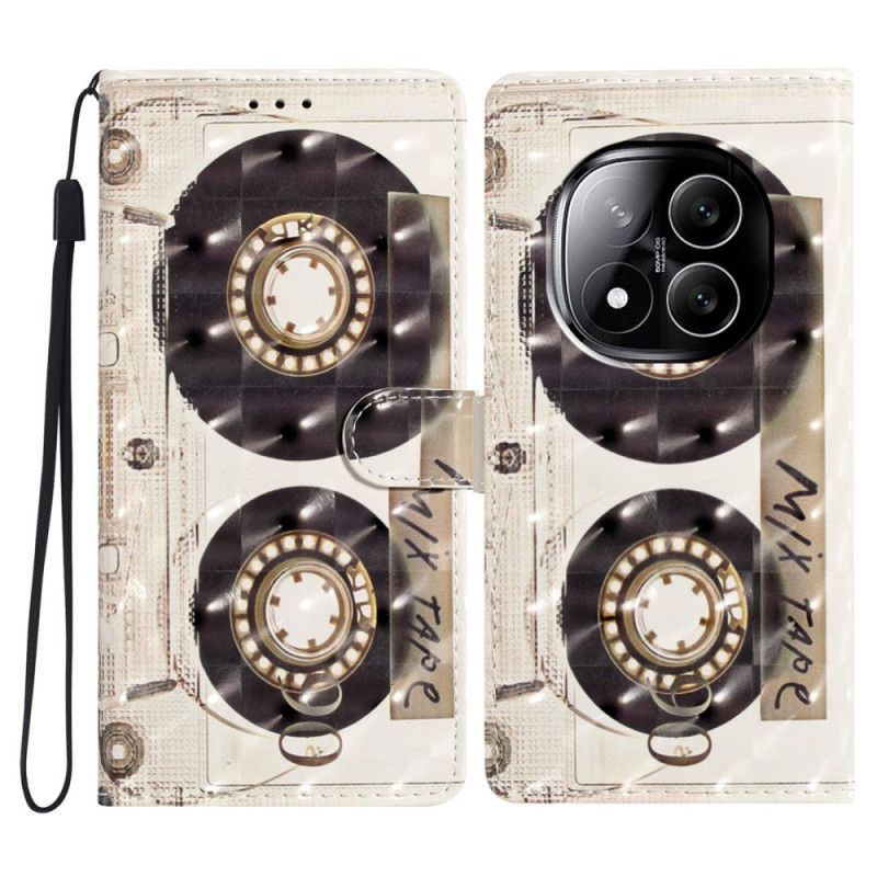 Flip Cover Til Xiaomi Redmi Note 14 Pro Plus 5g 3d Kassette