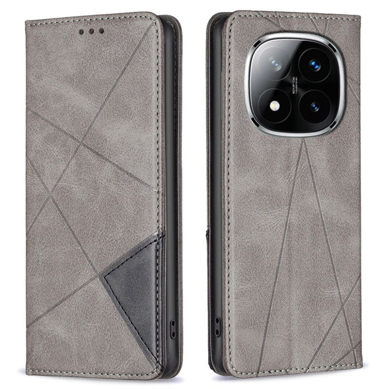 Flip Cover Til Xiaomi Redmi Note 14 Pro Plus 5g Geometrisk