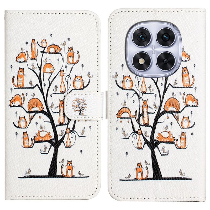 Flip Cover Til Xiaomi Redmi Note 14 Pro Plus 5g Kat I Træet