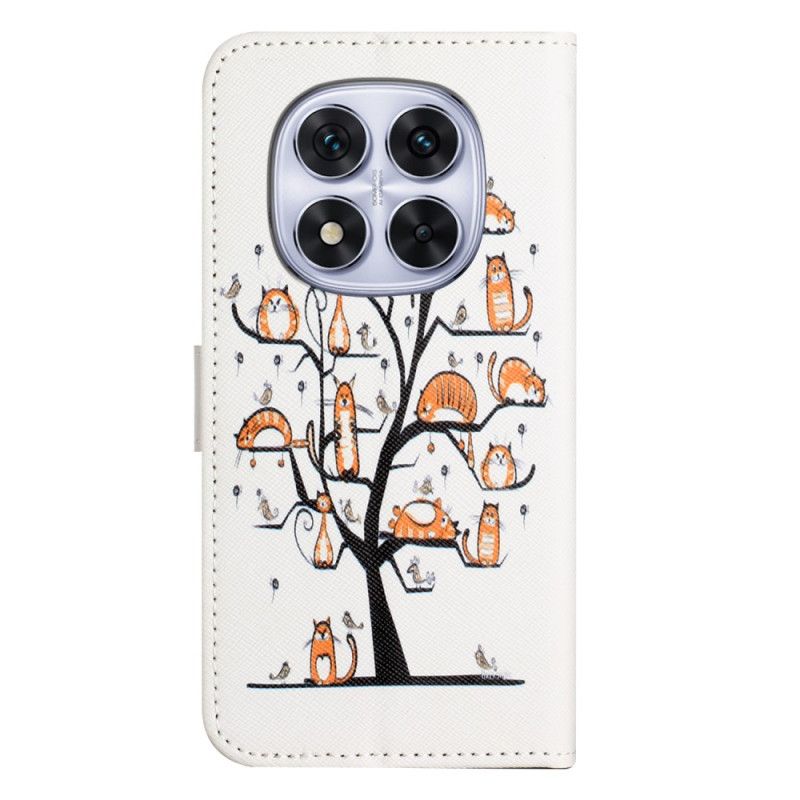 Flip Cover Til Xiaomi Redmi Note 14 Pro Plus 5g Kat I Træet