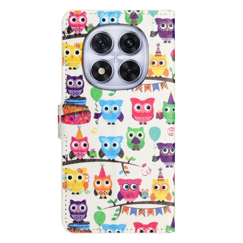 Flip Cover Til Xiaomi Redmi Note 14 Pro Plus 5g Ugler