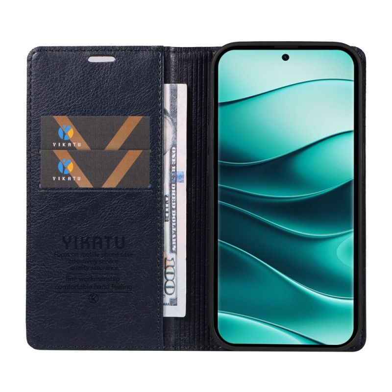 Flip Cover Til Xiaomi Redmi Note 14 Pro Plus 5g Vintage Ykatu