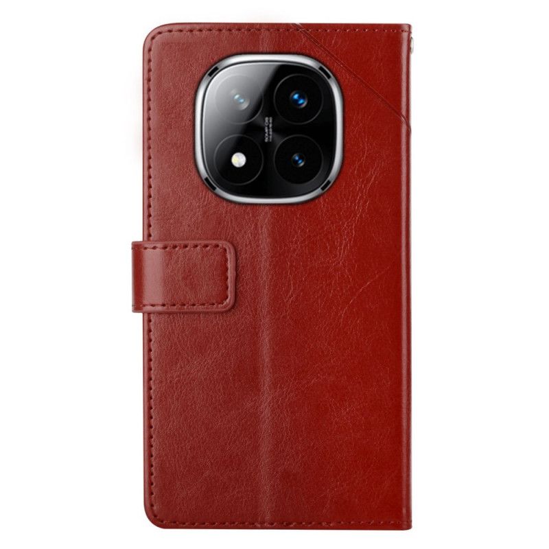 Flip Cover Til Xiaomi Redmi Note 14 Pro Plus 5g Y-design Med Rem