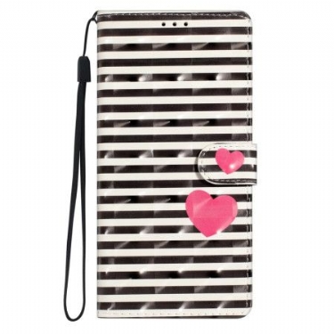 Flip Cover Xiaomi Redmi Note 14 Pro Plus 5g 3d Striber Og Hjerte