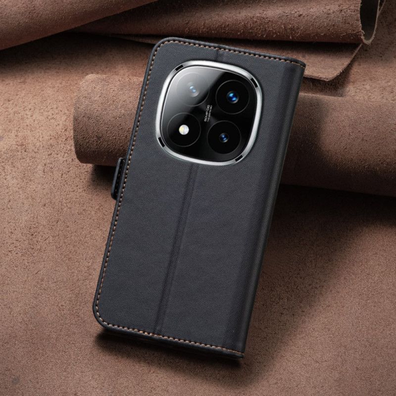 Flip Cover Xiaomi Redmi Note 14 Pro Plus 5g Binfen Farve Lædereffekt