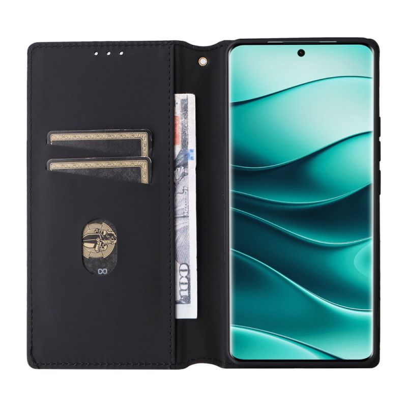 Flip Cover Xiaomi Redmi Note 14 Pro Plus 5g Blankt 3d-mønster