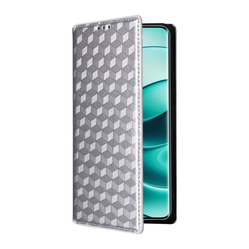 Flip Cover Xiaomi Redmi Note 14 Pro Plus 5g Blankt 3d-mønster