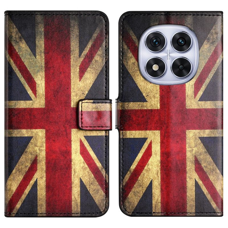 Flip Cover Xiaomi Redmi Note 14 Pro Plus 5g Britisk Vintageflag