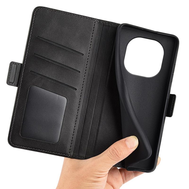 Flip Cover Xiaomi Redmi Note 14 Pro Plus 5g Dobbelt Lukning