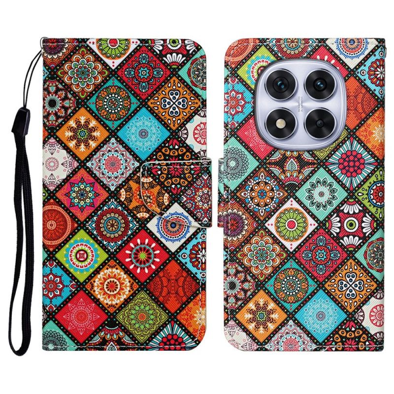 Flip Cover Xiaomi Redmi Note 14 Pro Plus 5g Etnisk Stil