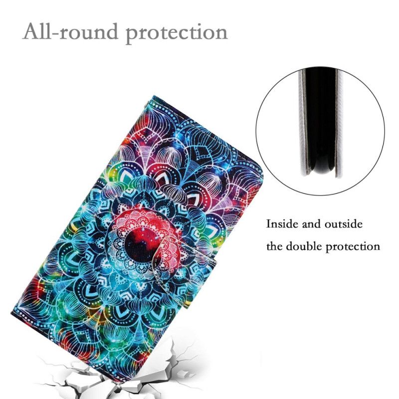 Flip Cover Xiaomi Redmi Note 14 Pro Plus 5g Lysende Mandala