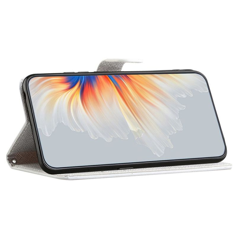 Flip Cover Xiaomi Redmi Note 14 Pro Plus 5g Sommerfugle Og Diamanter