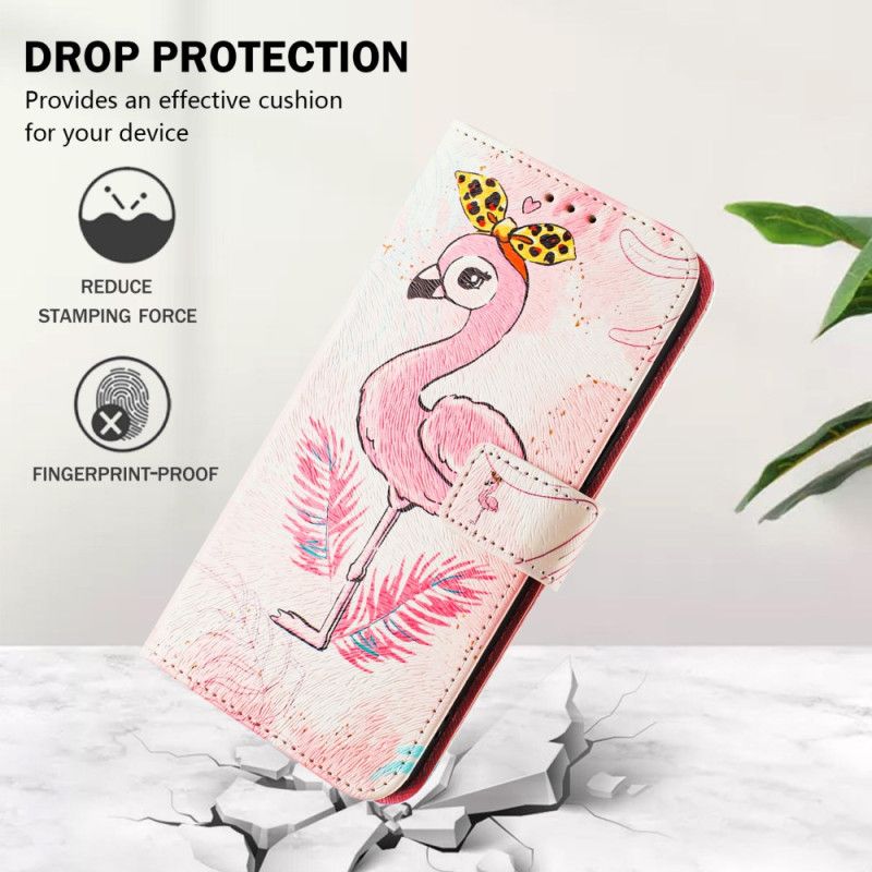 Læder Cover Xiaomi Redmi Note 14 Pro Plus 5g Telefon Etui Fuglemønster