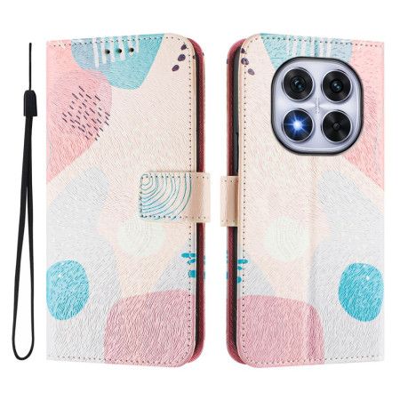 Læder Cover Xiaomi Redmi Note 14 Pro Plus 5g Telefon Etui Graffitimønster