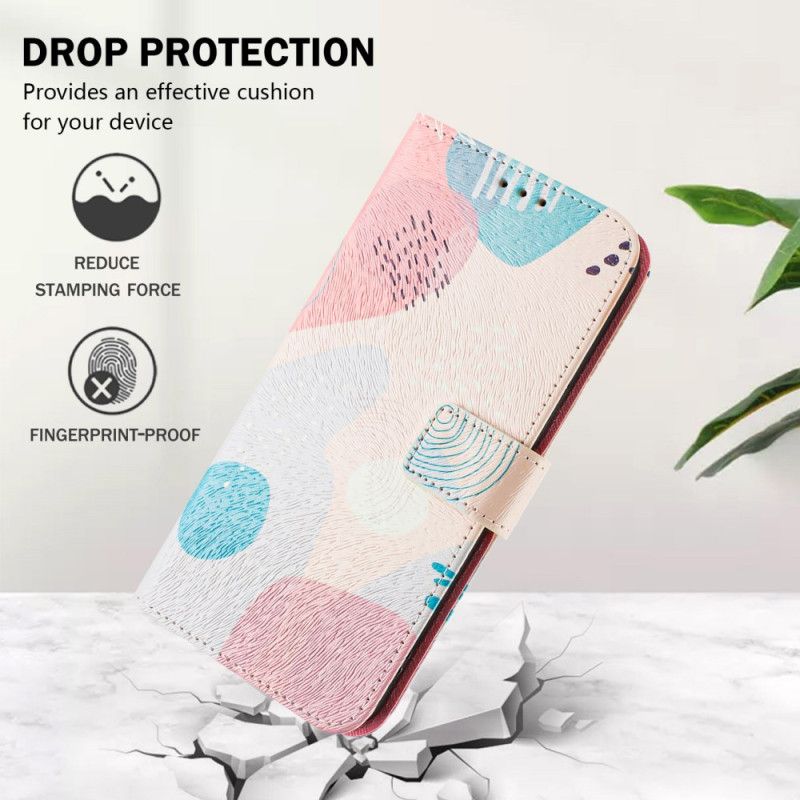 Læder Cover Xiaomi Redmi Note 14 Pro Plus 5g Telefon Etui Graffitimønster