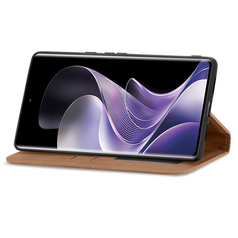 Læder Cover Xiaomi Redmi Note 14 Pro Plus 5g Telefon Etui Lædereffekt