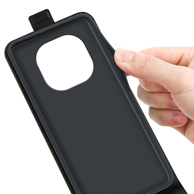 Læder Cover Xiaomi Redmi Note 14 Pro Plus 5g Telefon Etui Lodret Flap