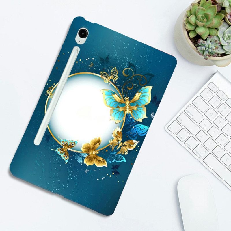 Cover Samsung Galaxy Tab S10 Fe Plus Cirkel Og Sommerfugle