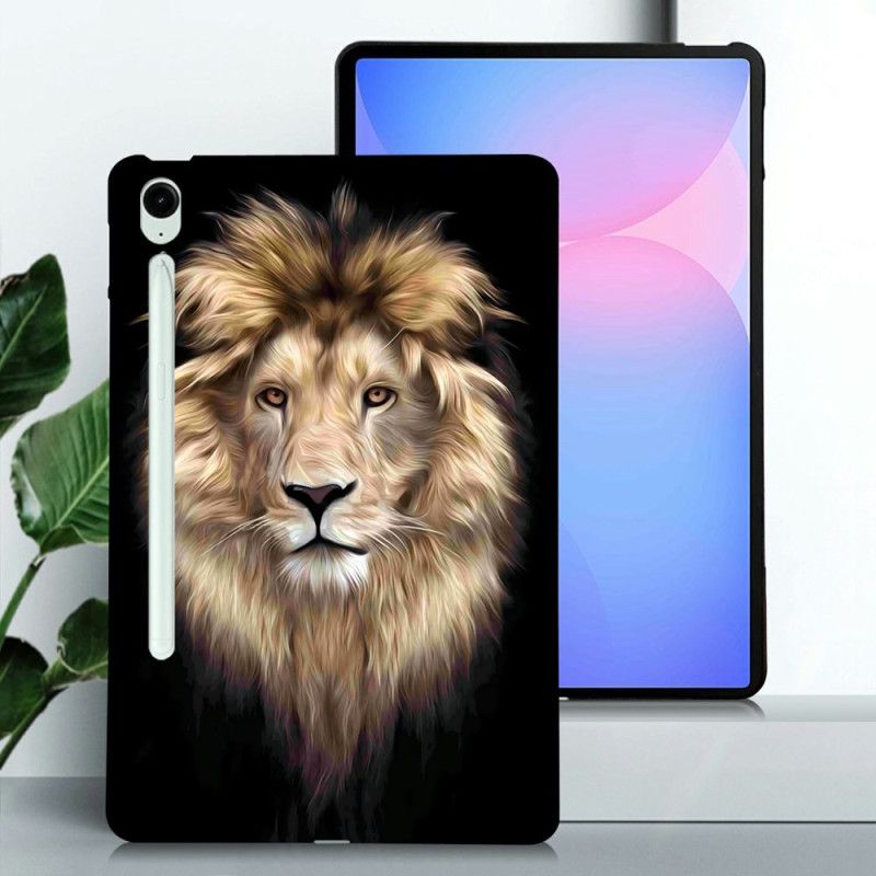 Cover Samsung Galaxy Tab S10 Fe Plus Løvemønster