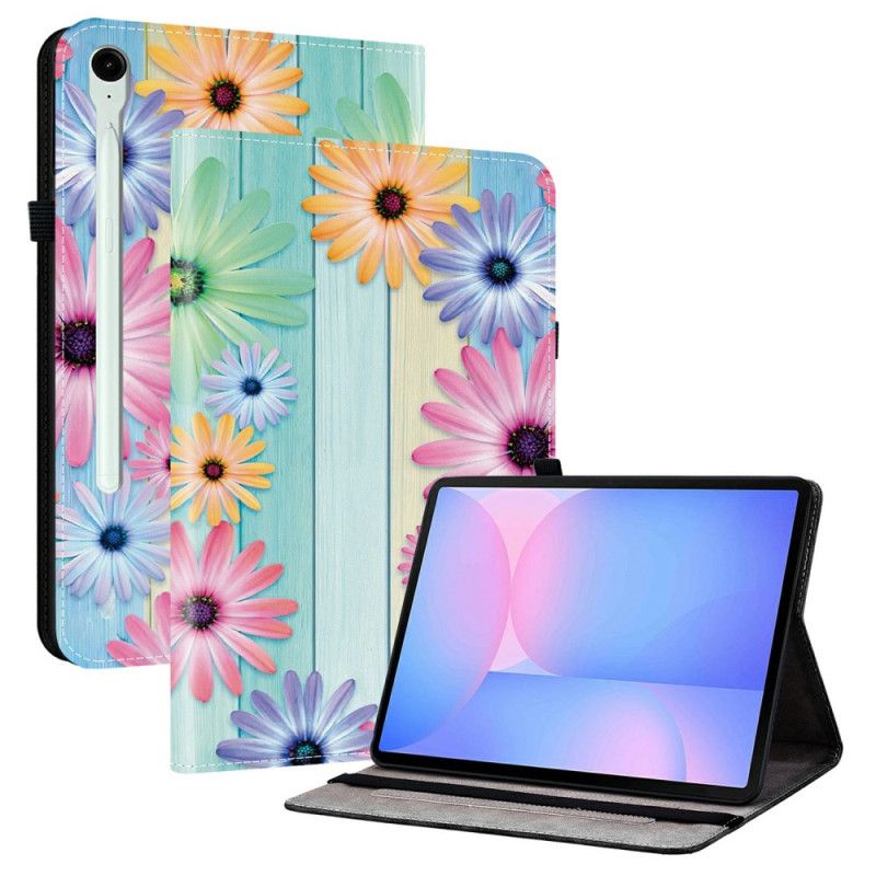 Etui Samsung Galaxy Tab S10 Fe Plus Farverige Solsikker