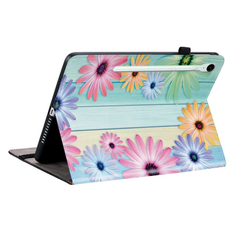 Etui Samsung Galaxy Tab S10 Fe Plus Farverige Solsikker