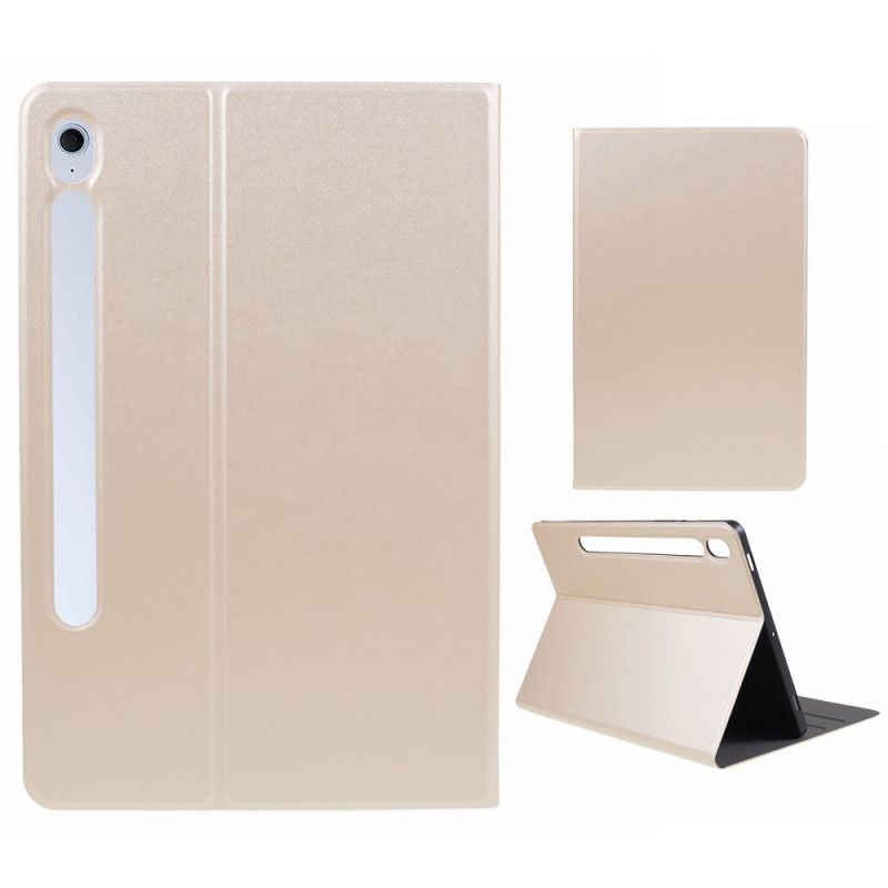 Etui Samsung Galaxy Tab S10 Fe Plus Lædereffekt