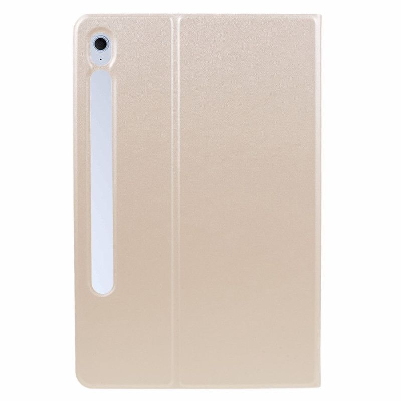 Etui Samsung Galaxy Tab S10 Fe Plus Lædereffekt