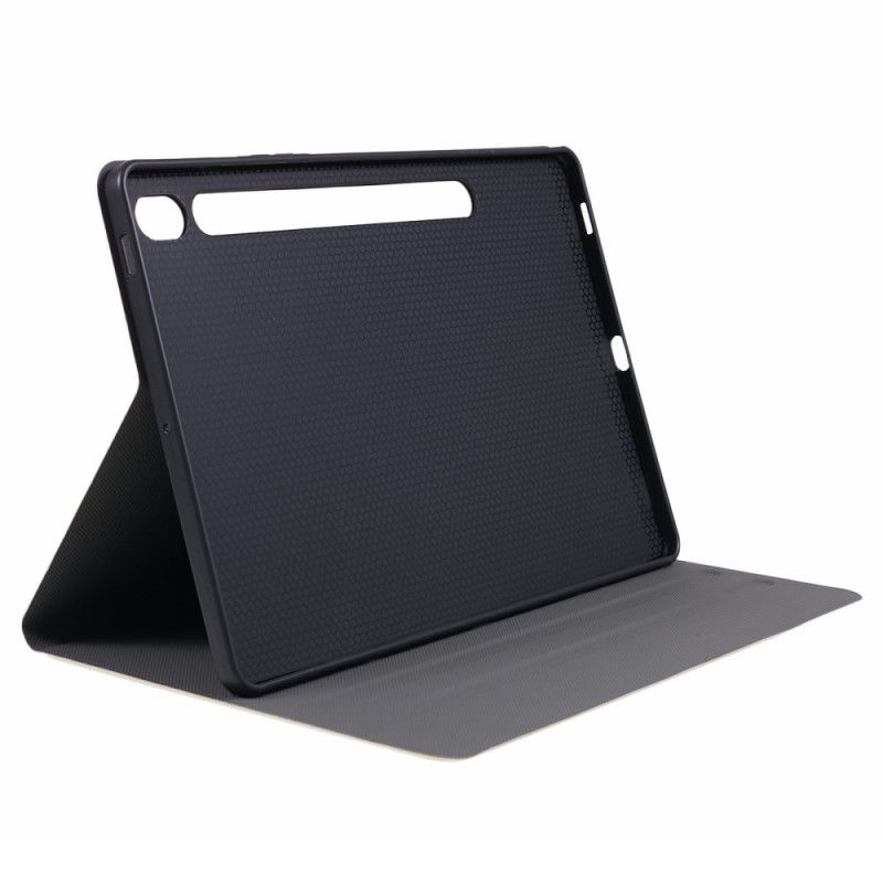 Etui Samsung Galaxy Tab S10 Fe Plus Lædereffekt