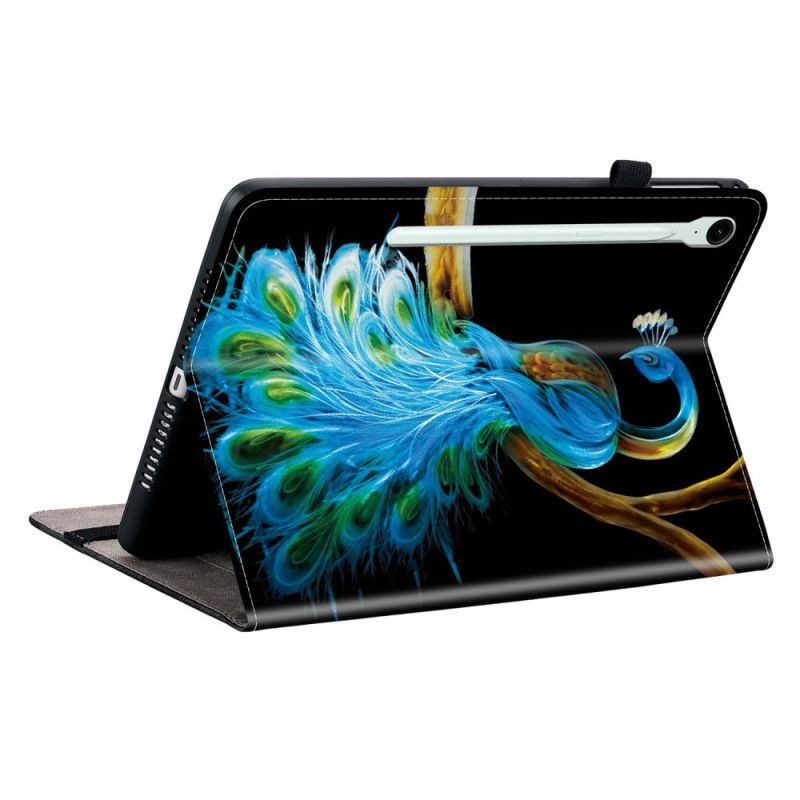 Etui Samsung Galaxy Tab S10 Fe Plus Påfugl