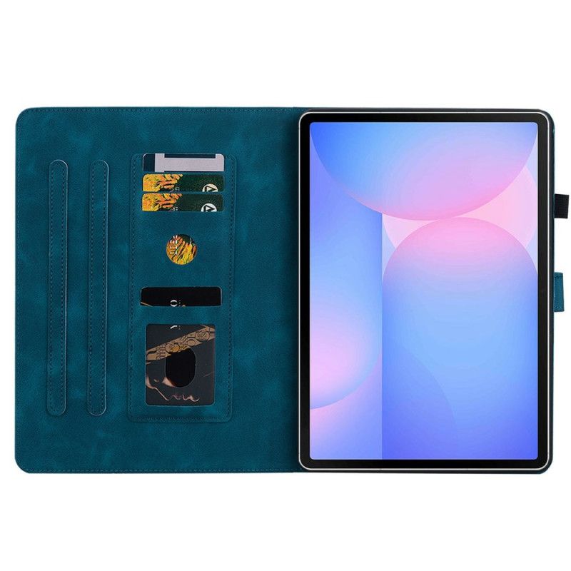 Flip Cover Til Samsung Galaxy Tab S10 Fe Plus Fleur-de-lis